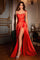 Cinderella Divine BD104 Classic Formal Bridesmaids Prom Dress Red