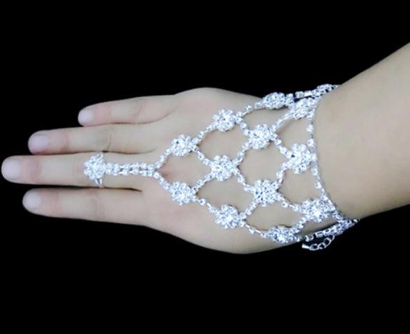 Bridal Bracelets Rhinestone Wedding Accessories - The Dress Outlet BL