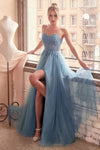 Prom Dresses A Line Formal Prom Long Dress Blue