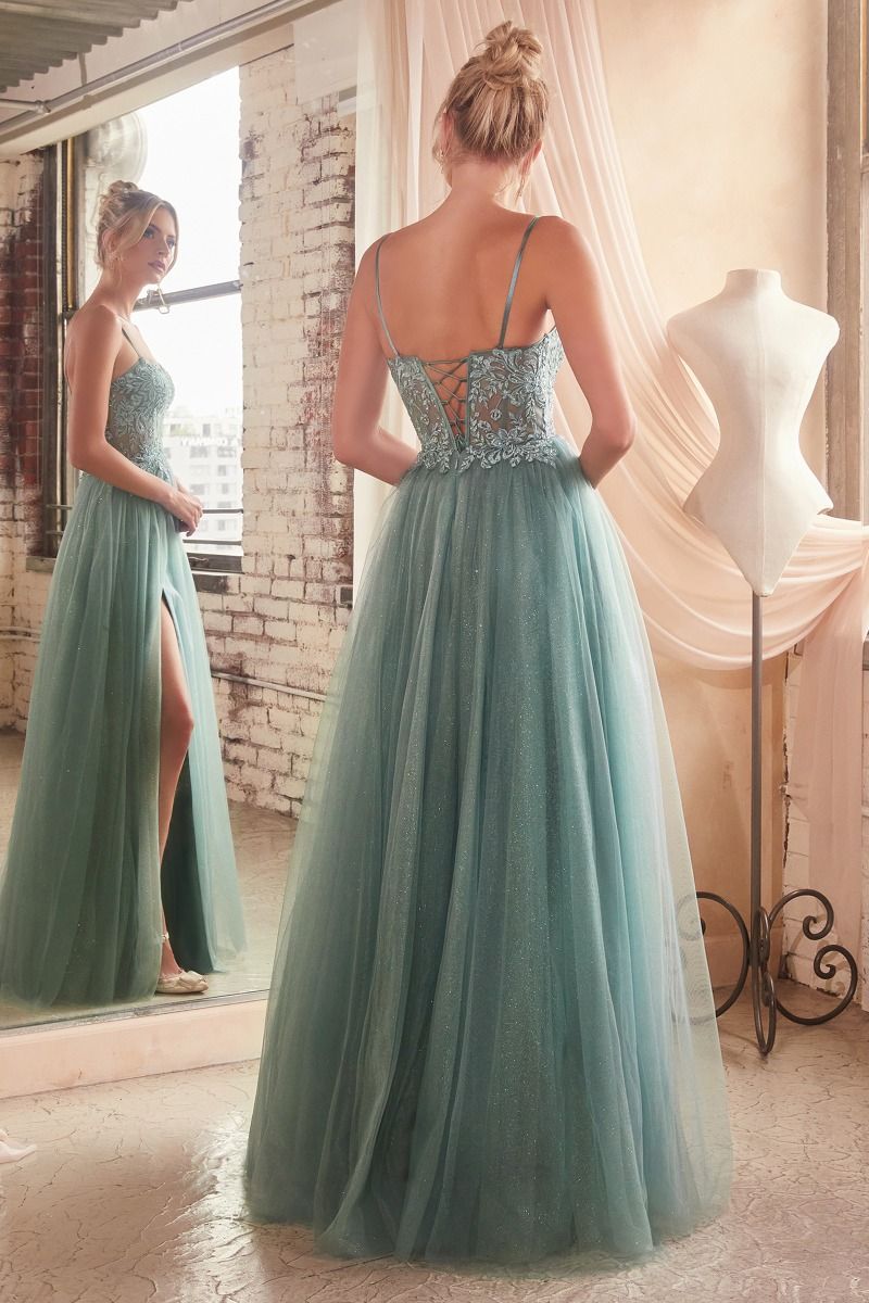 Prom Dresses A Line Formal Prom Long Dress Dusty Teal