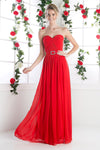 Long Strapless Formal Dress Bridesmaid - The Dress Outlet Cinderella Divine