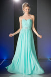 Long Strapless Formal Dress Bridesmaid - The Dress Outlet Cinderella Divine