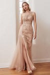 Cinderella Divine CB098 Long One Shoulder Formal Dress