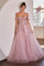 Formal Dresses Off Shoulder Ball Gown Mauve