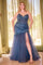 Plus Size Dresses Plus Size Sequin Mermaid Formal Prom Long Dress Lapis Blue