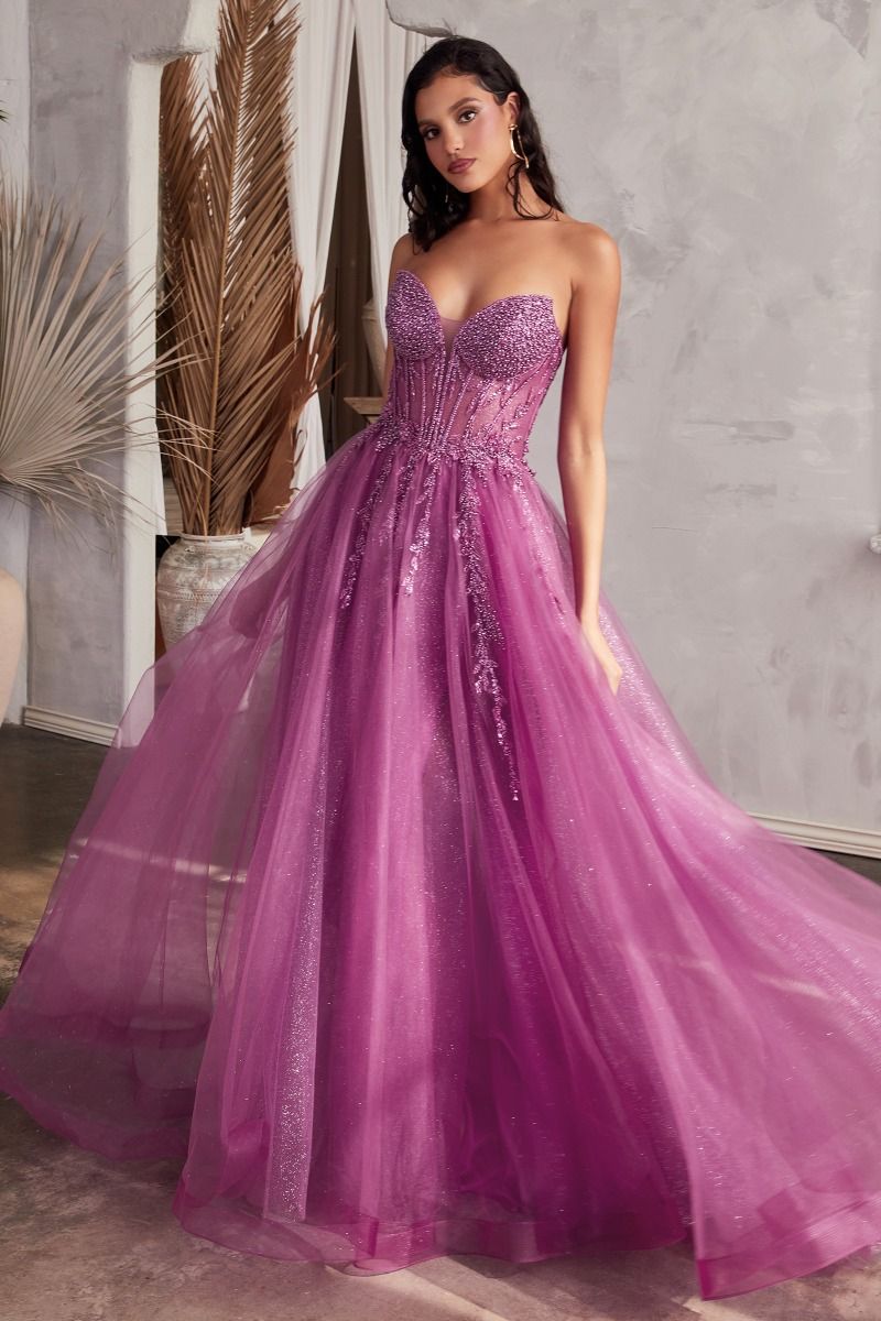 Prom Dresses Long Formal Prom Ball Gown Amethyst