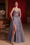 Prom Dresses Long Formal Prom Glitter A Line Dress English Violet