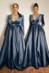 Prom Dresses Long Evening Dress Smoky Blue