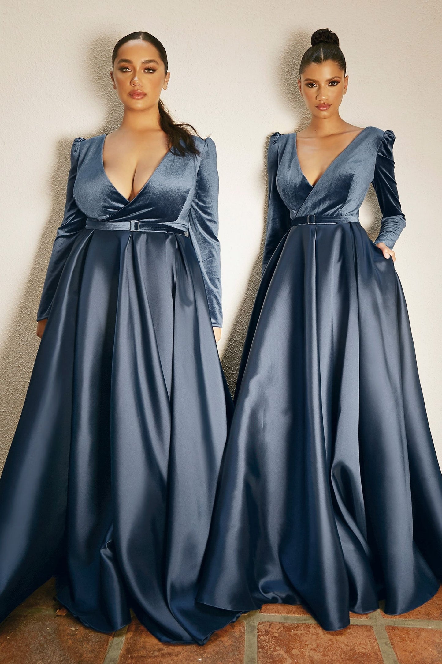 Prom Dresses Long Evening Dress Smoky Blue