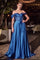 Prom Dresses Beaded A Line Long Formal Corset Prom Dress Royal