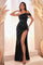 Prom Dresses Long Fitted Prom Dress Black