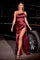 Prom Dresses Long Fitted Prom Dress Burgundy