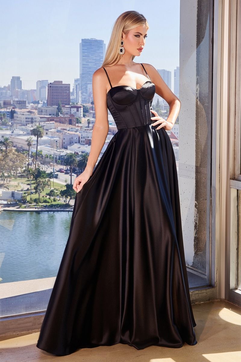 Prom Dresses A Line Prom Long Dress Black