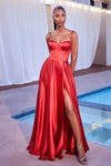 Prom Dresses A Line Prom Long Dress Red