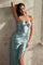 Prom Dresses Fitted Formal Prom Long Dress Paris Blue