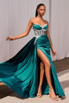 Prom Dresses Long Beaded Formal Prom Dress Peacock