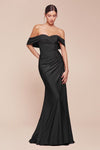 Prom Dresses Long Formal Fitted Evening Plus Size Dress  Black