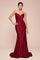 Prom Dresses Long Fitted Formal Prom Dress Burgundy