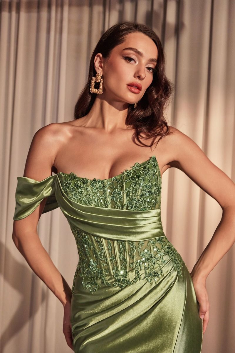 Prom Dresses Long Formal Fitted Prom Dress Greenery