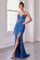 Prom Dresses Long Sequins Prom Gown Azure