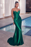 Prom Dresses Prom Formal Fitted Long Dress Emerald