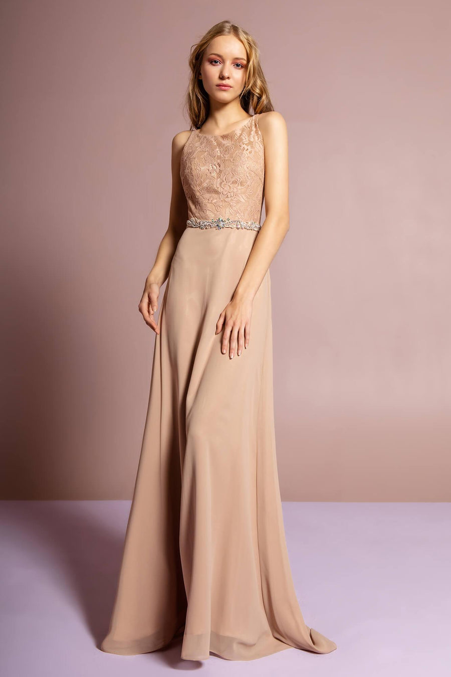 Chiffon Long Prom Dress Formal - The Dress Outlet Elizabeth K