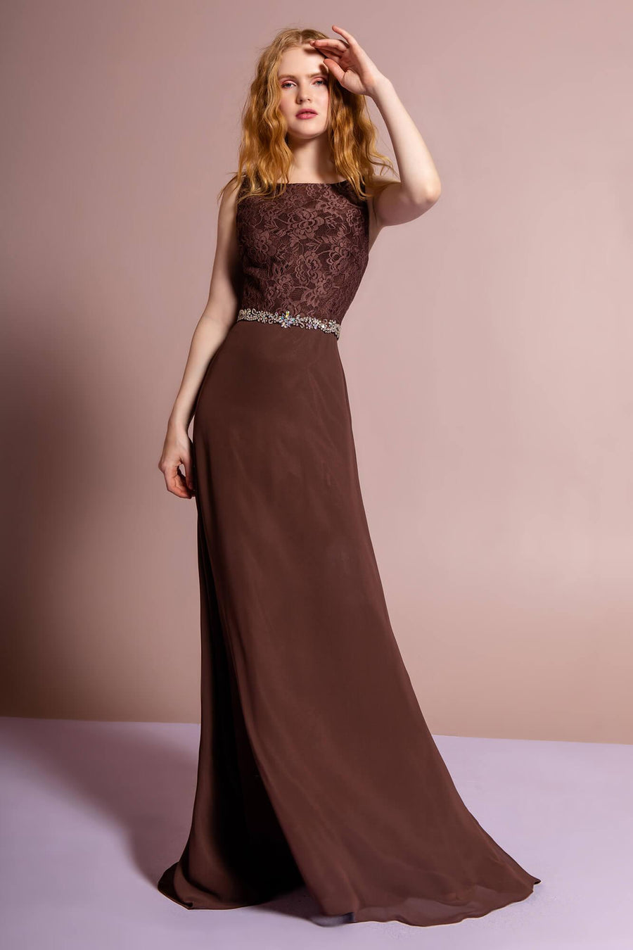 Chiffon Long Prom Dress Formal - The Dress Outlet Elizabeth K