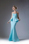 Prom Long Fitted Dress - The Dress Outlet