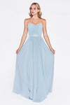 Long Strapless Formal Dress Bridesmaid - The Dress Outlet Cinderella Divine