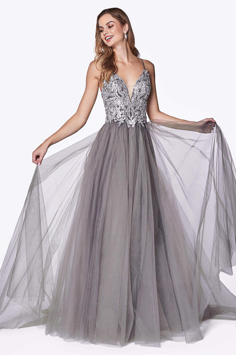 Long Prom Dress Formal Ball Gown - The Dress Outlet Cinderella Divine