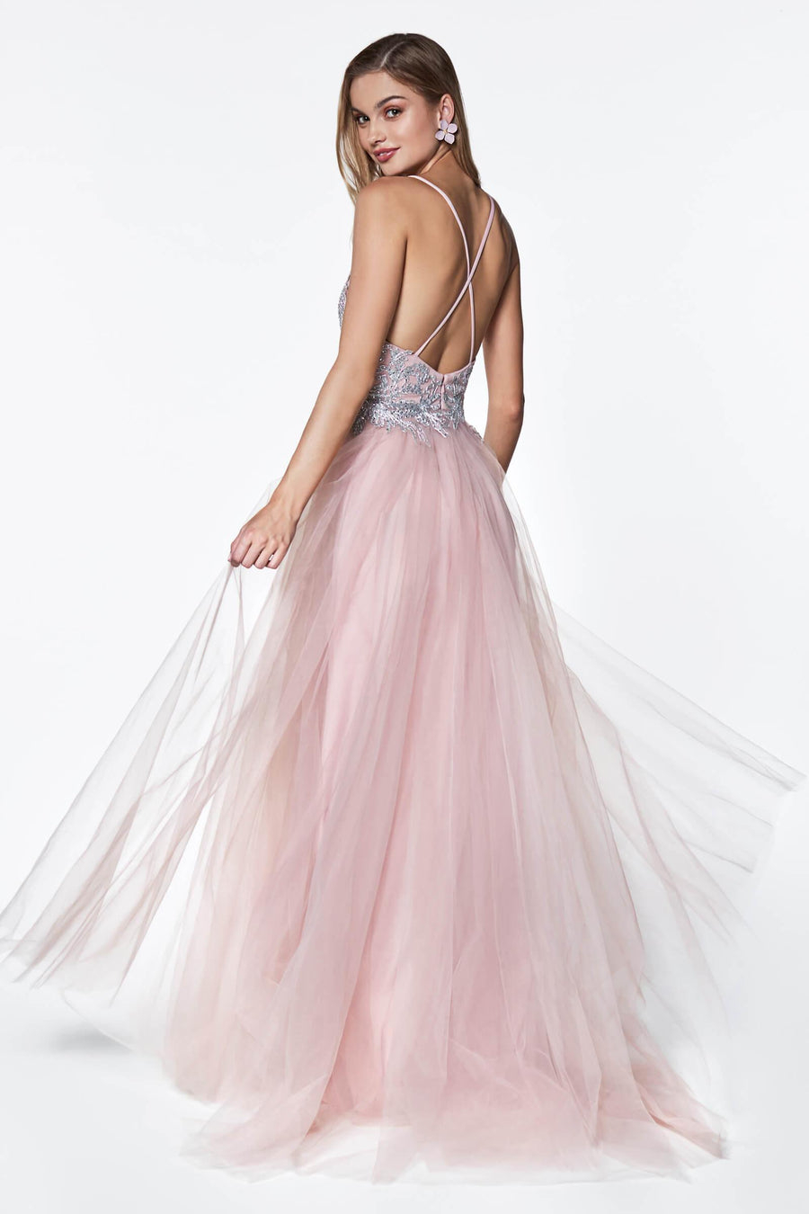 Long Prom Dress Formal Ball Gown - The Dress Outlet Cinderella Divine