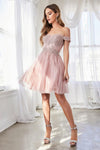 Short Homecoming Dress Cocktail - The Dress Outlet