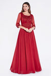 Mother of the Bride Long Dress Formal - The Dress Outlet Cinderella Divine