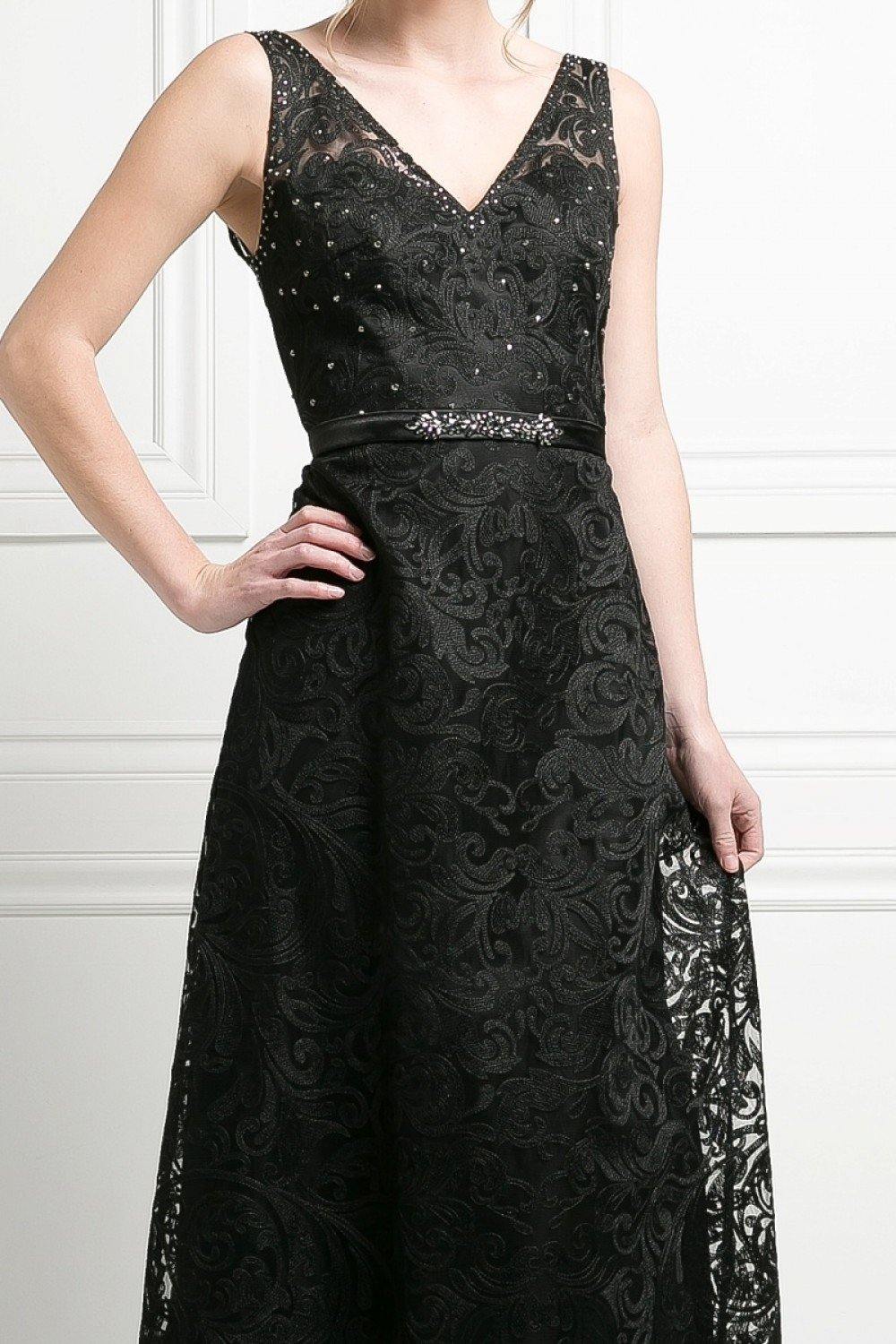 Formal Long Fitted Dress - The Dress Outlet