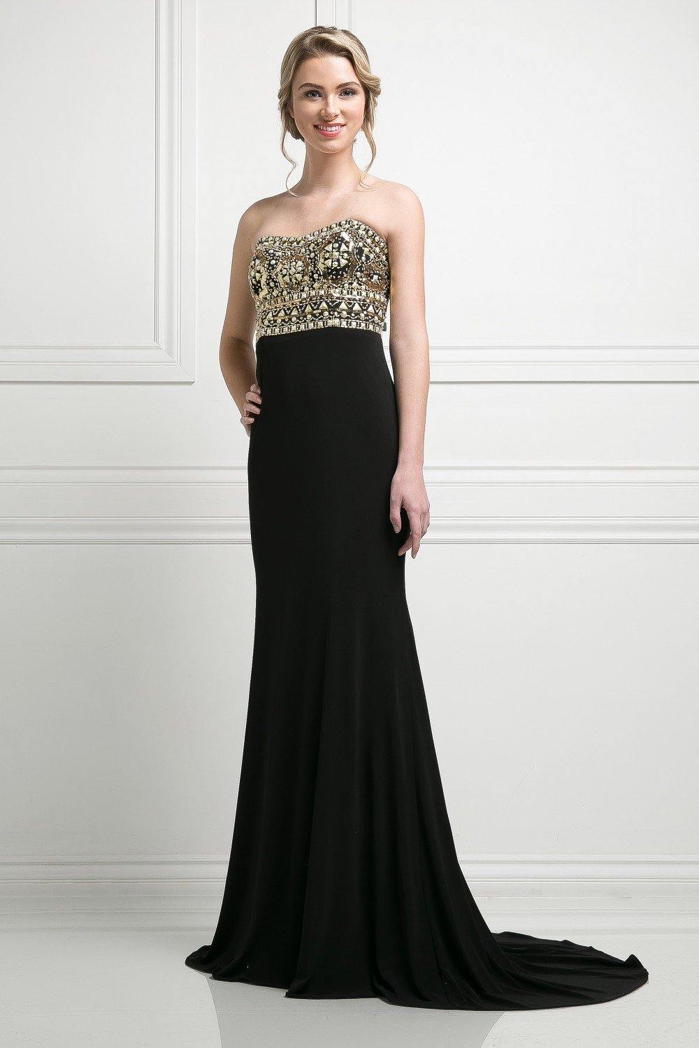 Prom Long Fitted Dress - The Dress Outlet