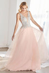 Long Sparkling Prom Dress - The Dress Outlet