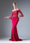 Prom Long Fitted Dress - The Dress Outlet