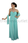 Strapless Chiffon Empire Waist Prom Dress - The Dress Outlet Cinderella Divine