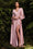 Formal Long Sleeve Dress Evening Gown Mauve