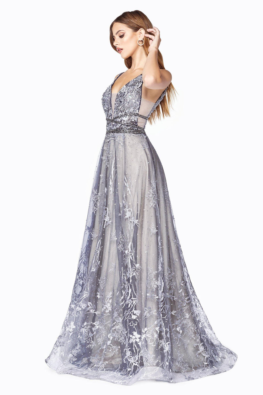 Long Formal Sleeveless Evening Prom Dress - The Dress Outlet