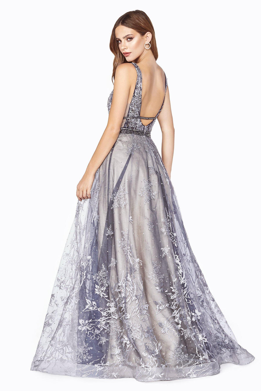 Long Formal Sleeveless Evening Prom Dress - The Dress Outlet Cinderella Divine