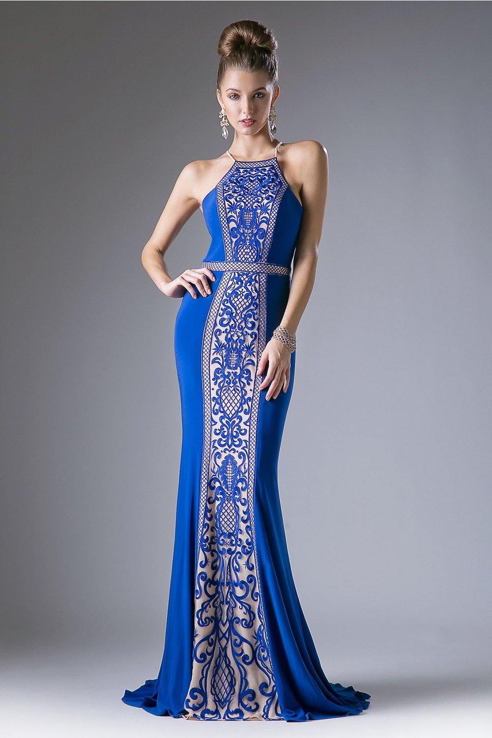 Prom Long Fitted Dress - The Dress Outlet