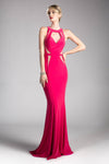 Long Prom Dress Open Back Gown Formal - The Dress Outlet Cinderella Divine