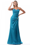 Long Strapless Formal Dress Bridesmaid - The Dress Outlet