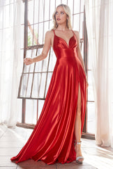 Red Cinderella Divine CD903 Bridesmaids Long Formal Evening Prom Dress ...