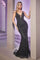 Sparkling Long Fitted Prom Dress Black