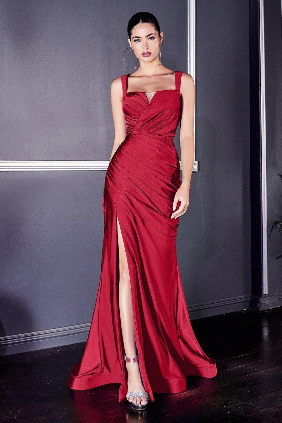 Prom Long Fitted Dress - The Dress Outlet