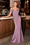 Long Fitted Prom Dress - The Dress Outlet