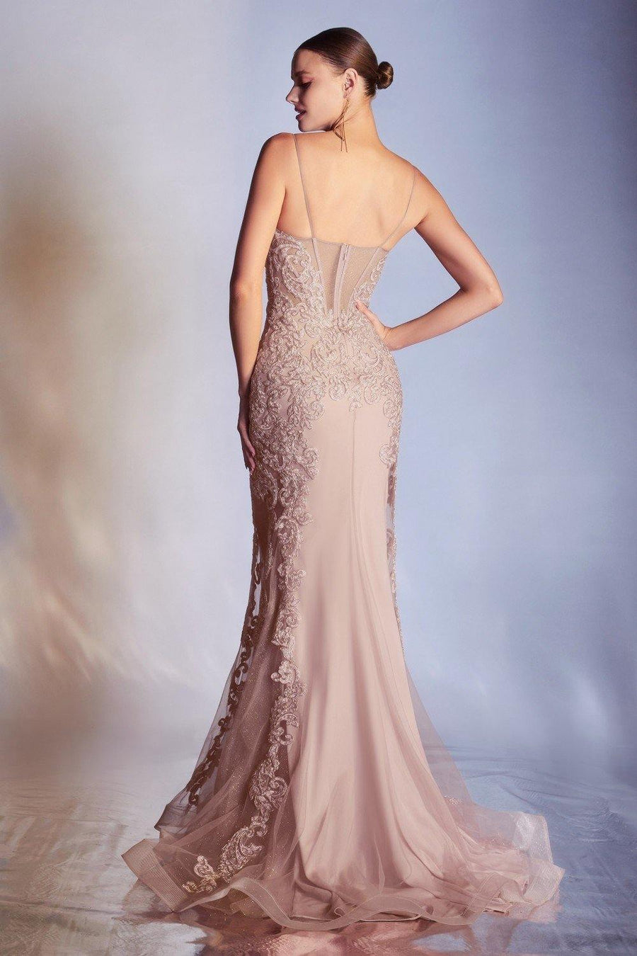 Long Mermaid Gown Prom Dress - The Dress Outlet