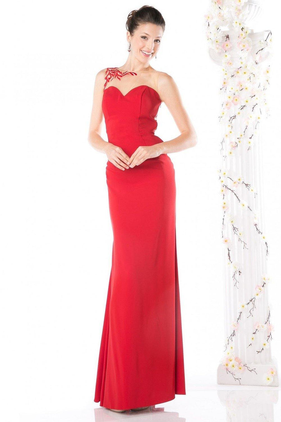 Formal Long Fitted Dress - The Dress Outlet